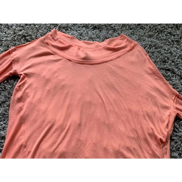 NWOT NEW We The Free People Grapevine Coral BOHO Asymmetrical TUNIC TOP sz S - Picture 5 of 8